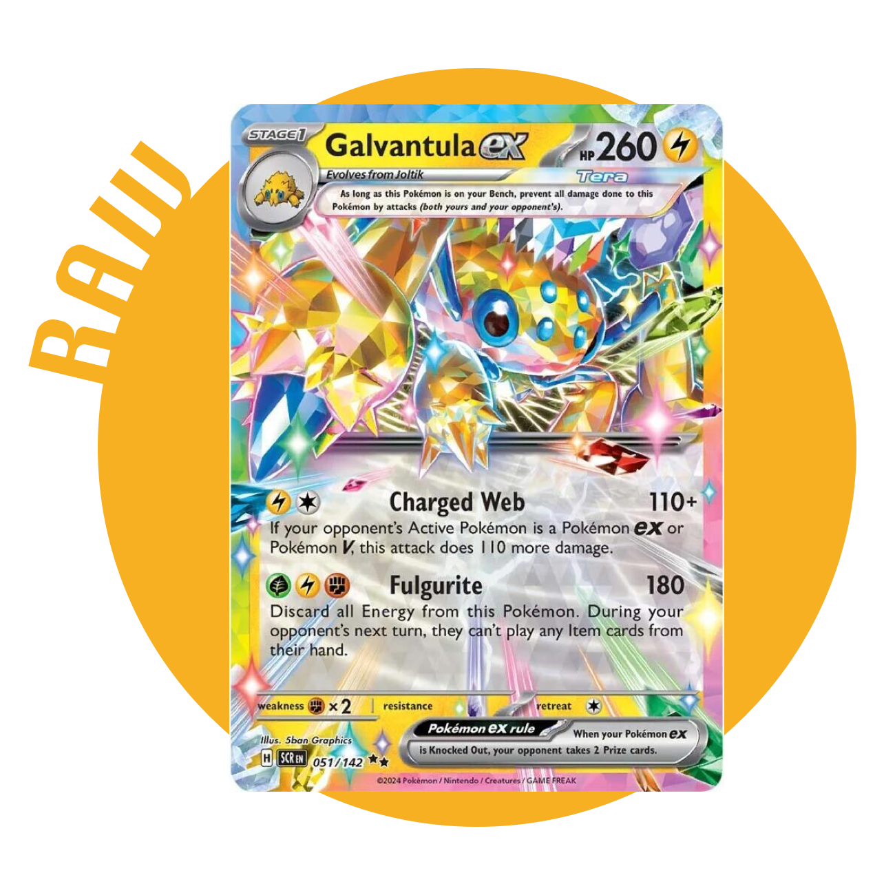 Raw - Galvantula ex 051/142