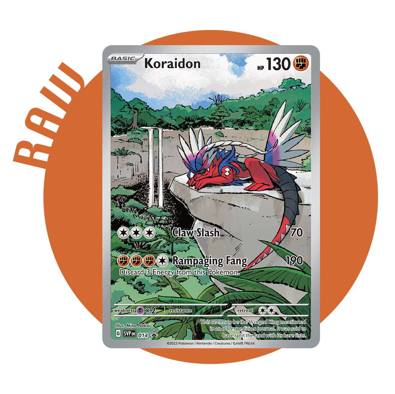 Raw - Koraidon 014 Pokemon Center Exclusive