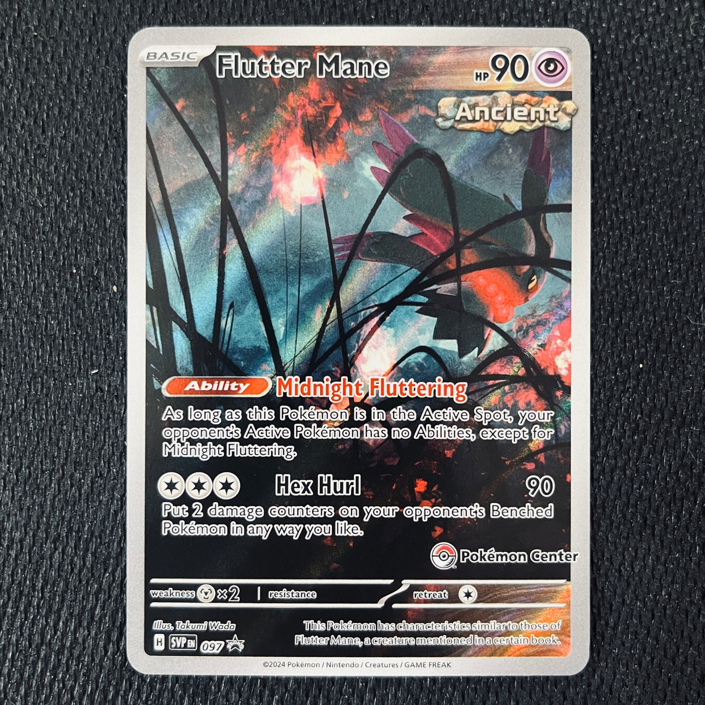 Raw - Flutter Mane 097 Pokemon Center Exclusive