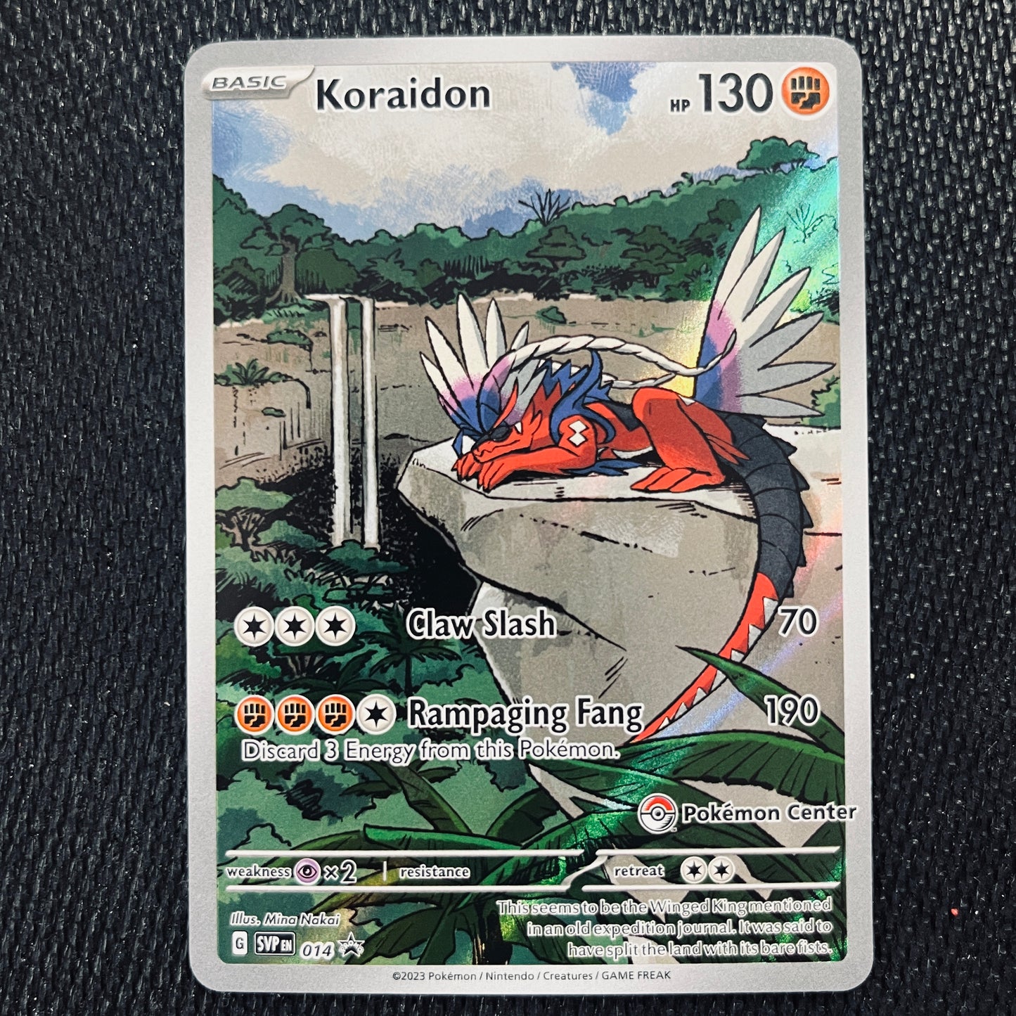 Raw - Koraidon 014 Pokemon Center Exclusive