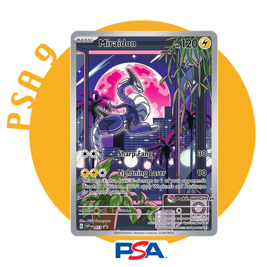PSA 9 - Miraidon 013 Pokemon Center (Mint)