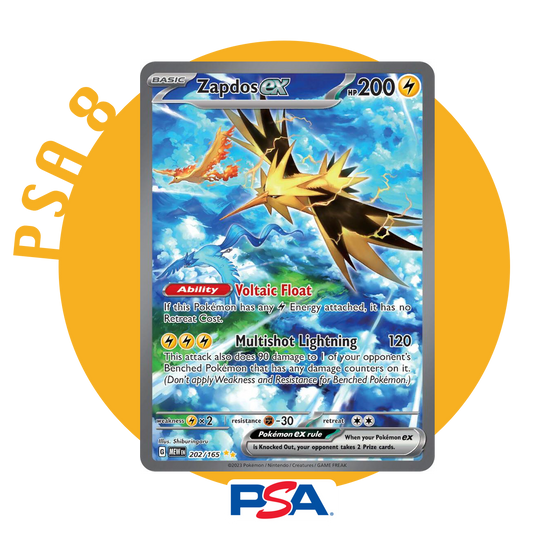 PSA 8 - Zapdos 202 (Near Mint)